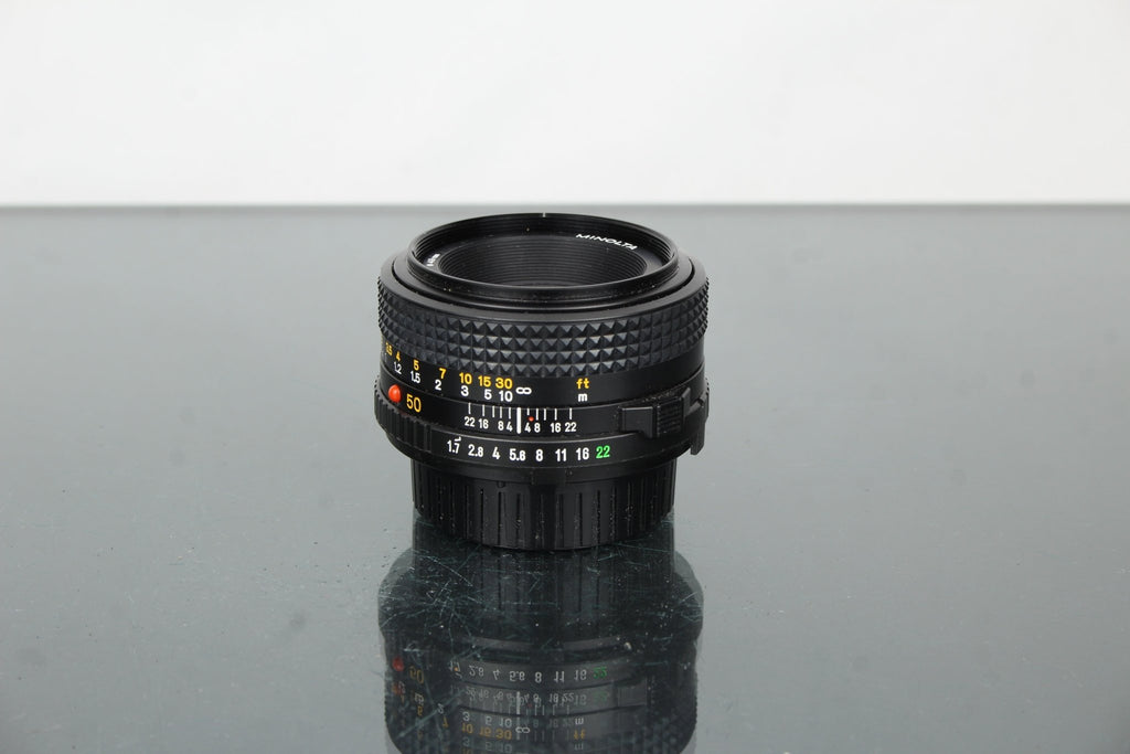 Minolta MD 50mm 1:1.7 MD mount - Dutch|Thrift